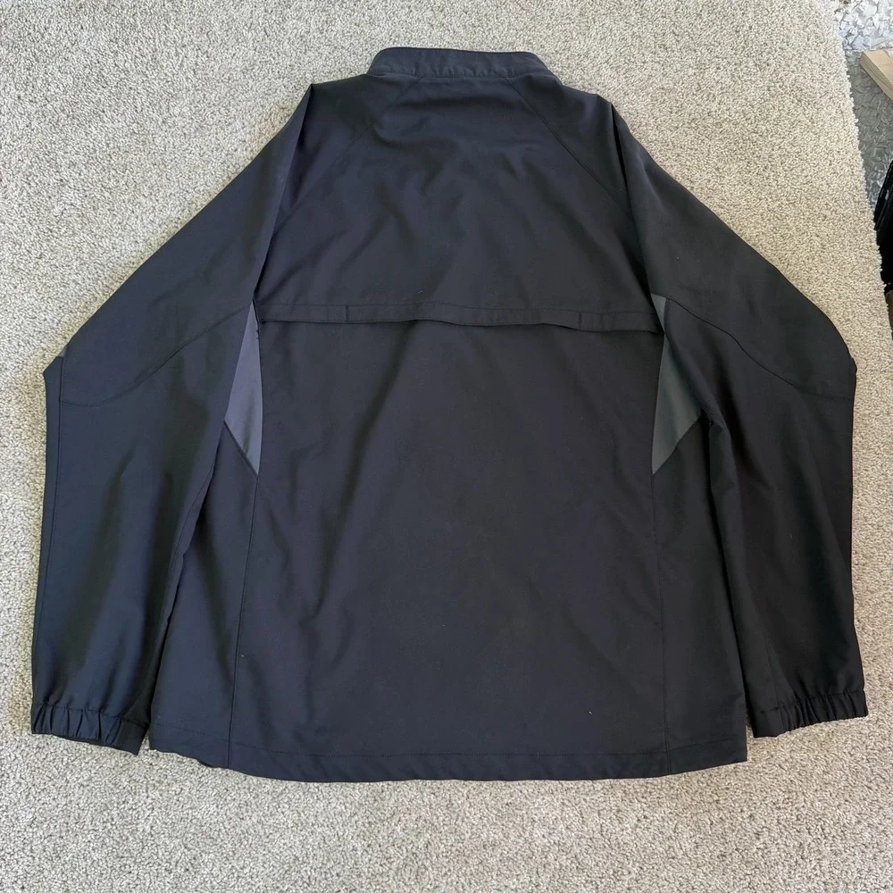 Pittsburgh Pirates Pullover Jacket Mens Large Black MLB Baseball Nike 1/4 Zip